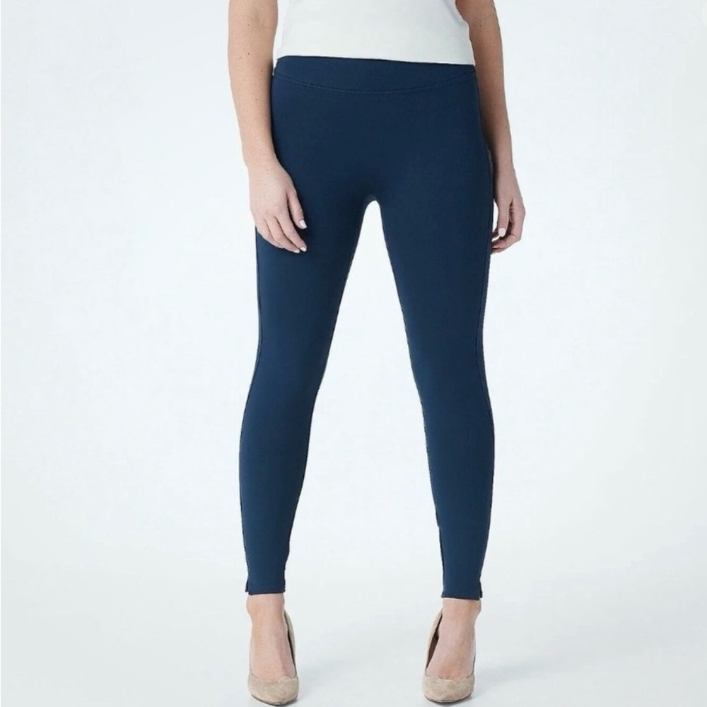 SPANX NWOT Navy Blue Ankle Length Ponte Leggings